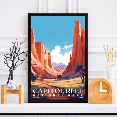 Capitol Reef National Park Poster, Travel Art, Office Poster, Home Decor | S3 - image5